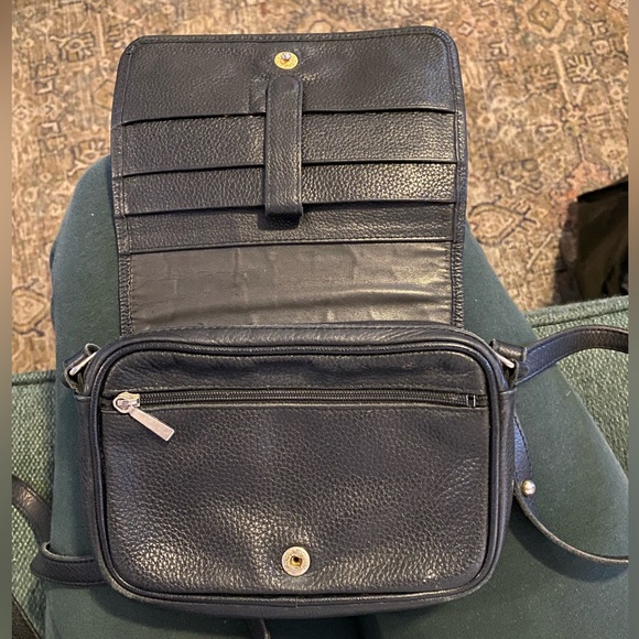 Longchamp Black Leather Crossbody Bag - Picture 4 of 6